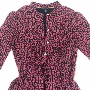 Mushroom Printed Mini Dress